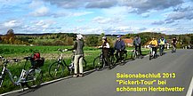 Radsaison von April bis Oktober
